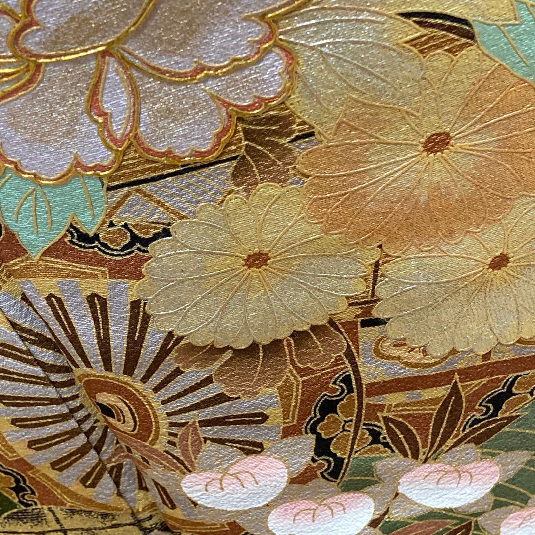 3412# Japanese Tomesode Kimono Vintage Womens Silk Fabric Robe Kimono only sold