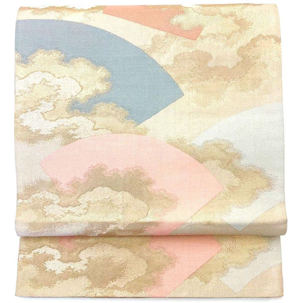 4710# Japanese Vintage Fukuro Obi Belt Kimono Fabric Silk Traditional