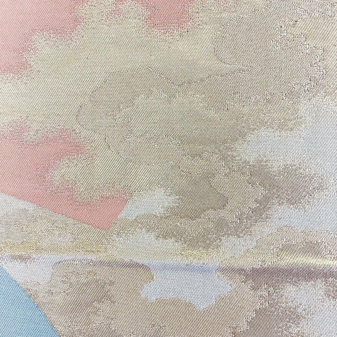 4710# Japanese Vintage Fukuro Obi Belt Kimono Fabric Silk Traditional