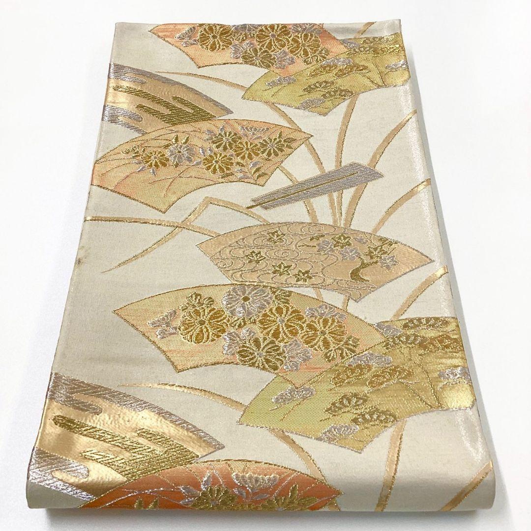4967# Japanese Vintage Fukuro Obi Belt Kimono Fabric Silk Traditional