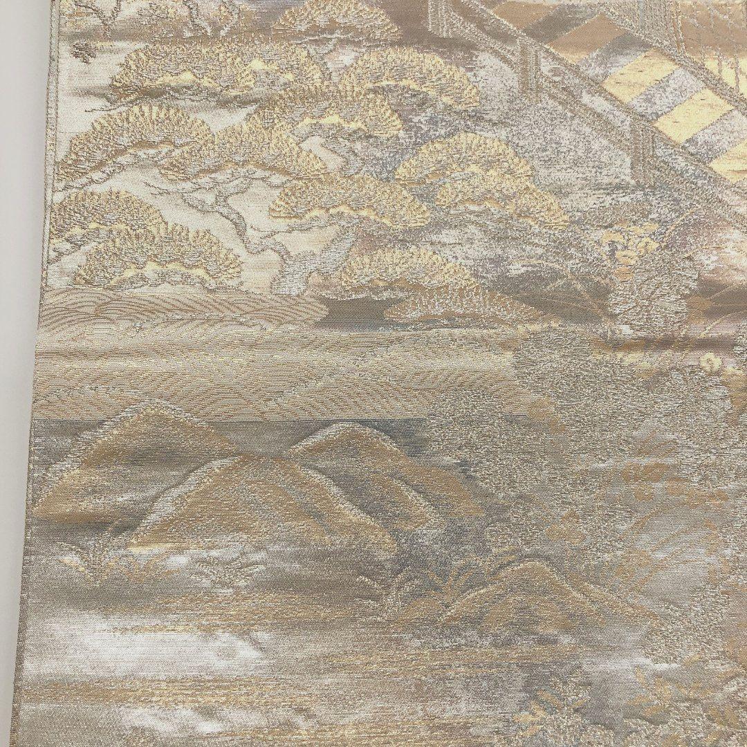 3337# Japanese Vintage Fukuro Obi Belt Kimono Fabric Silk Traditional Untailored