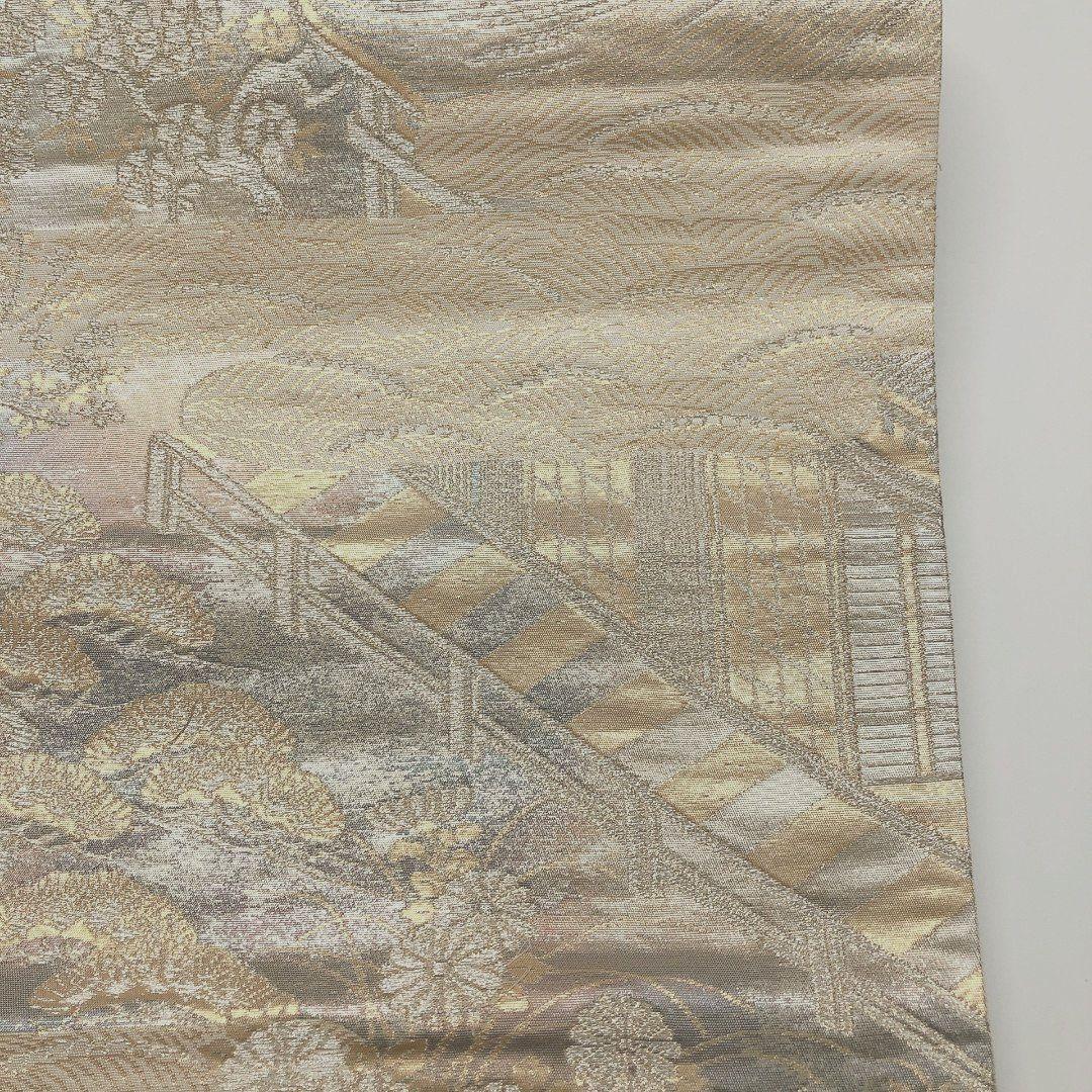 3337# Japanese Vintage Fukuro Obi Belt Kimono Fabric Silk Traditional Untailored