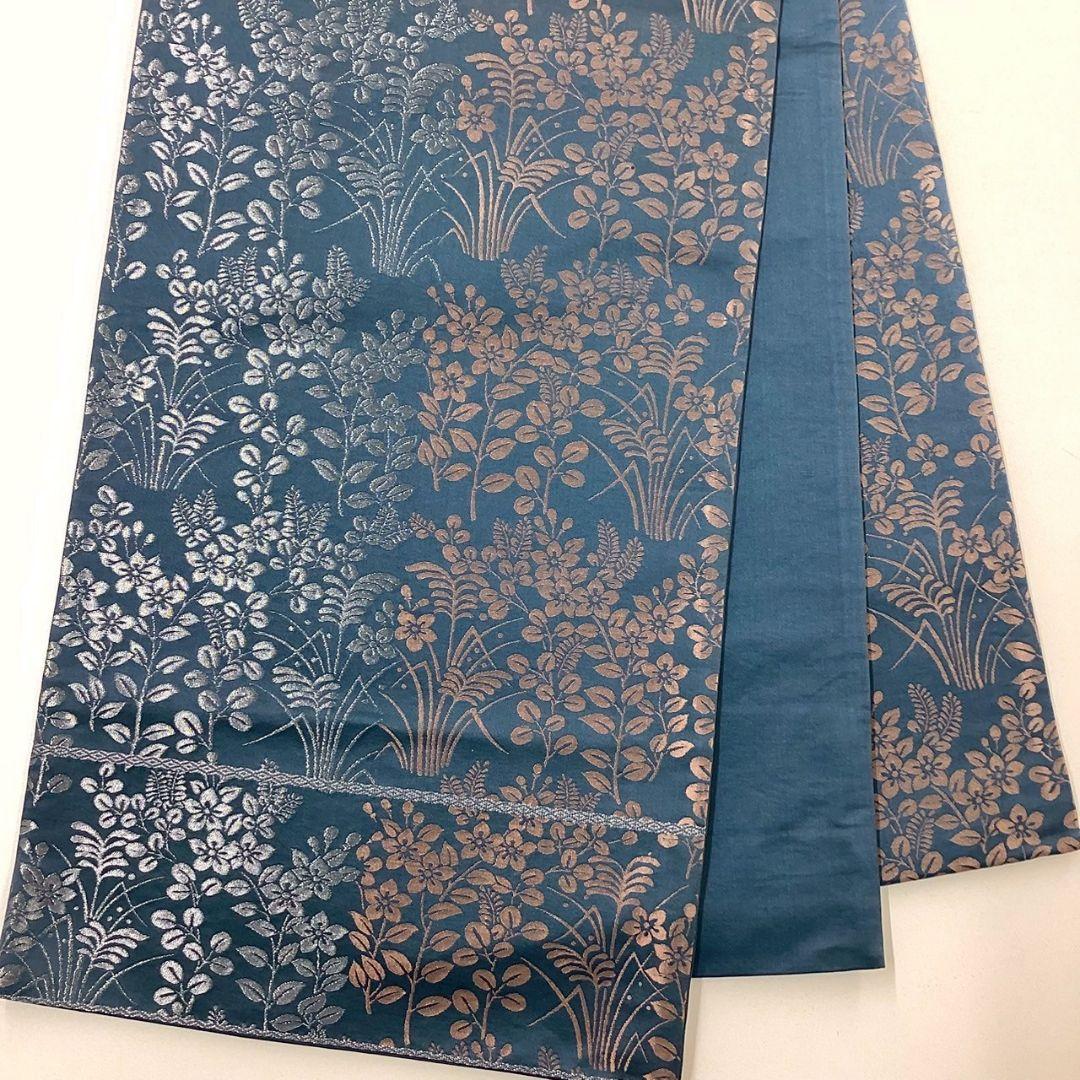 4982# Japanese Vintage Fukuro Obi Belt Kimono Fabric Silk Traditional Untailored
