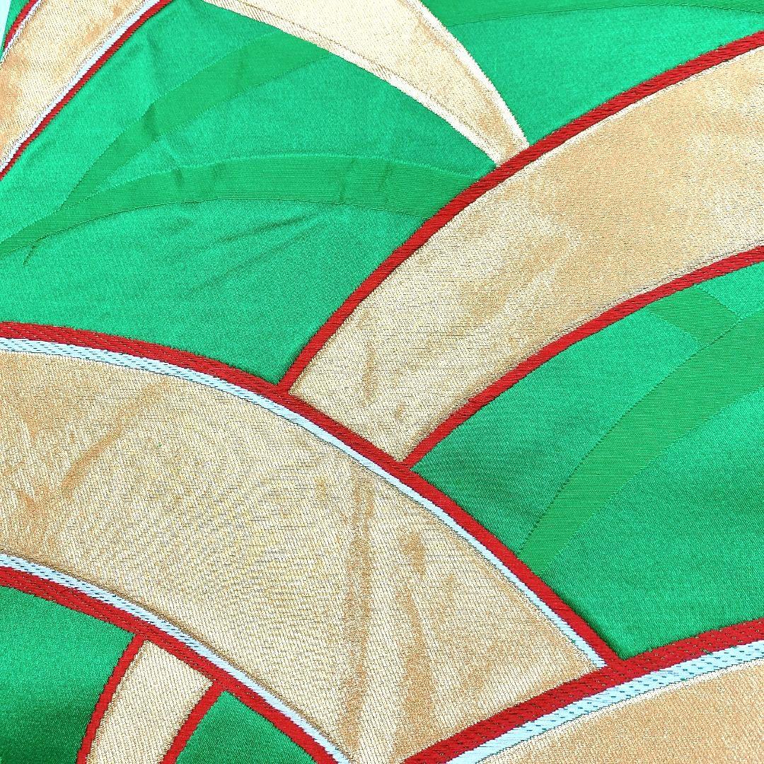 4454# Japanese Vintage Fukuro Obi Belt Kimono Fabric Silk Traditional Embroidery