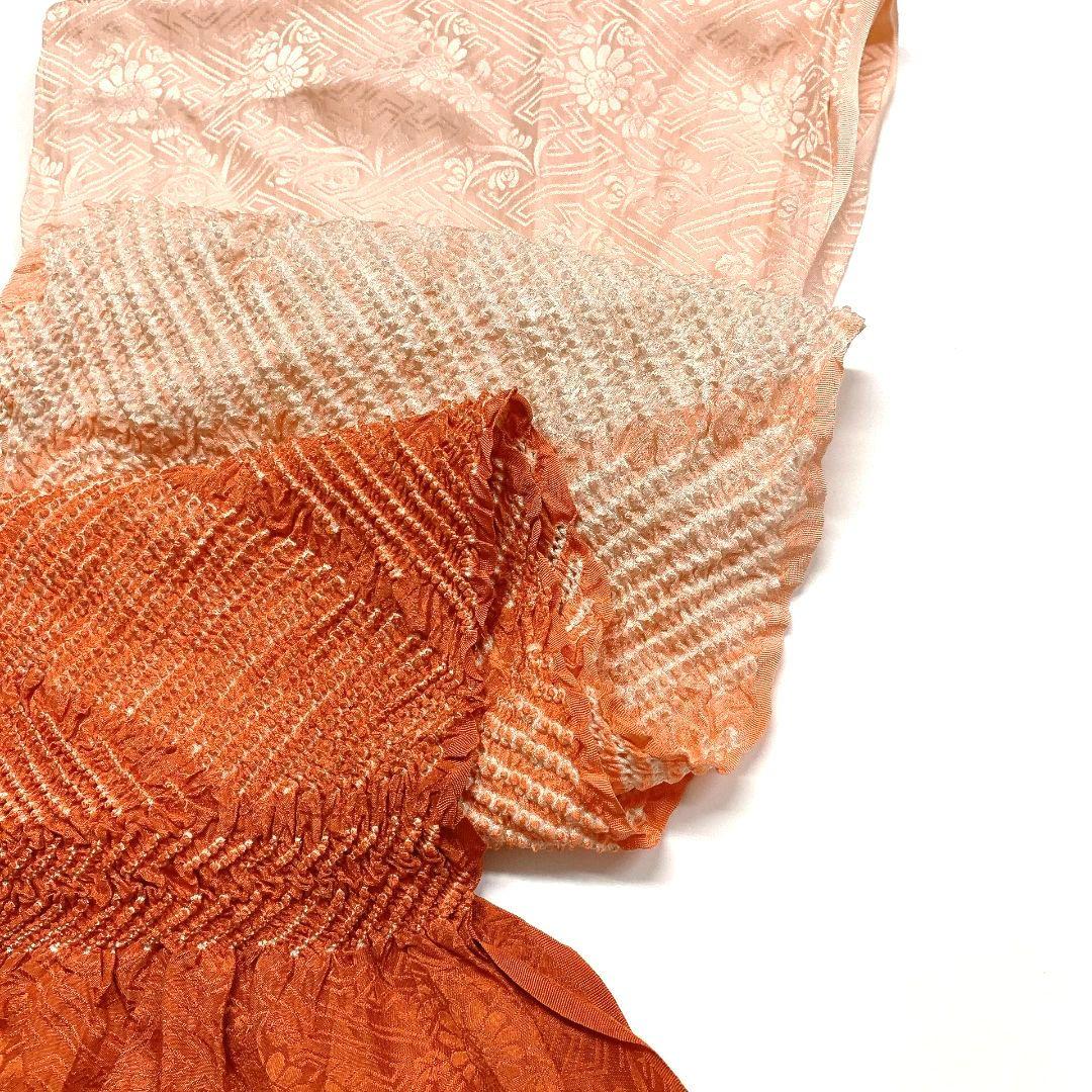 3403# Japanese Kimono Accessory Obiage and Obijime 2-piece Set Silk Shibori