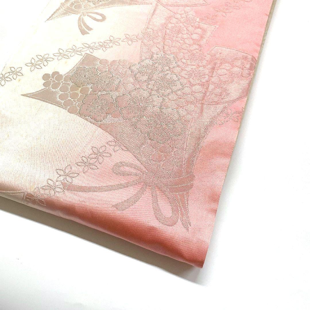 3760# Japanese Vintage Fukuro Obi Belt Kimono Fabric Silk Traditional