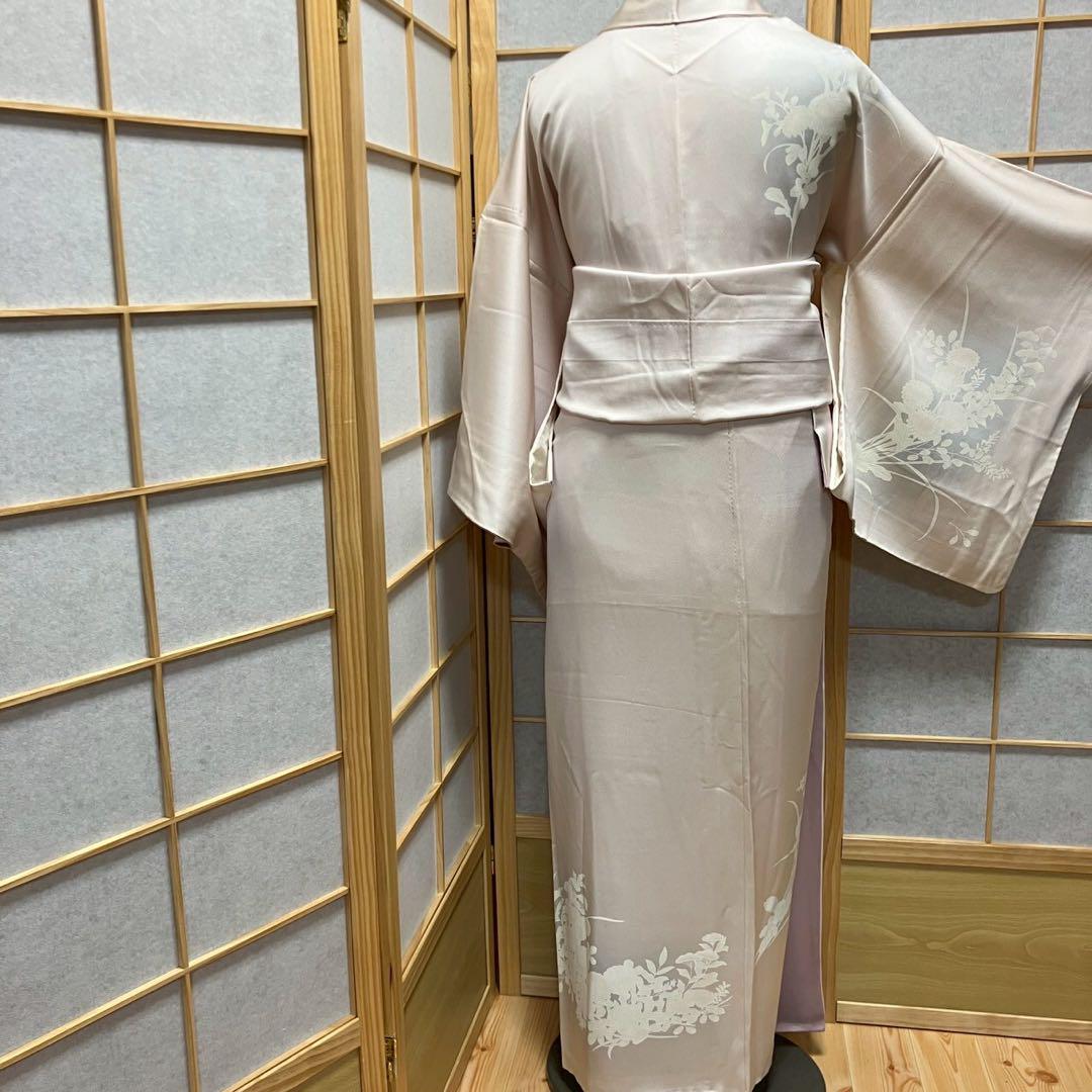 4394# Japanese Kimono Vintage Womens Silk Fabric Robe Kimono only sold
