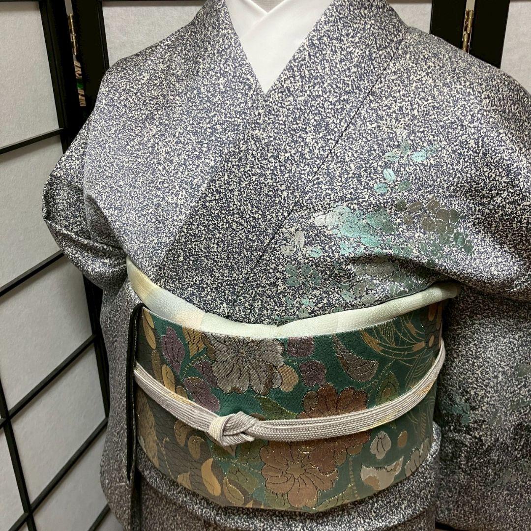 5463# Japanese Kimono Vintage Womens Silk Fabric Robe Kimono only sold