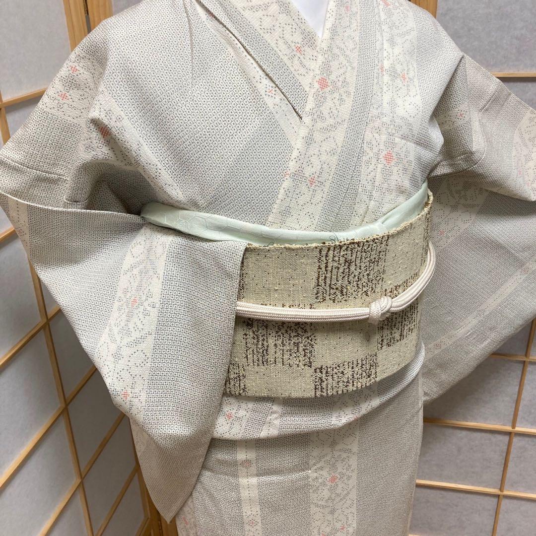 0231# Japanese Kimono only sold Vintage Womens Silk Fabric Robe Unlined kimono
