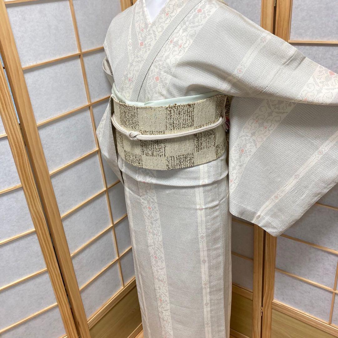 0231# Japanese Kimono only sold Vintage Womens Silk Fabric Robe Unlined kimono