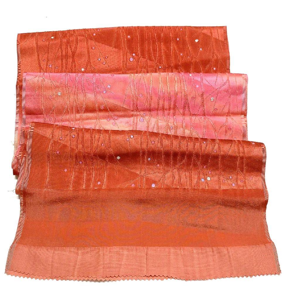 4566# Japanese Kimono Accessory Vintage Obiage and Obijime 2-piece Set Silk