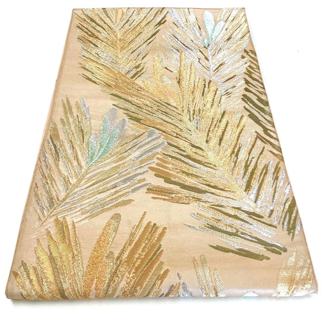 4236# Japanese Vintage Fukuro Obi Belt Kimono Fabric Silk Traditional