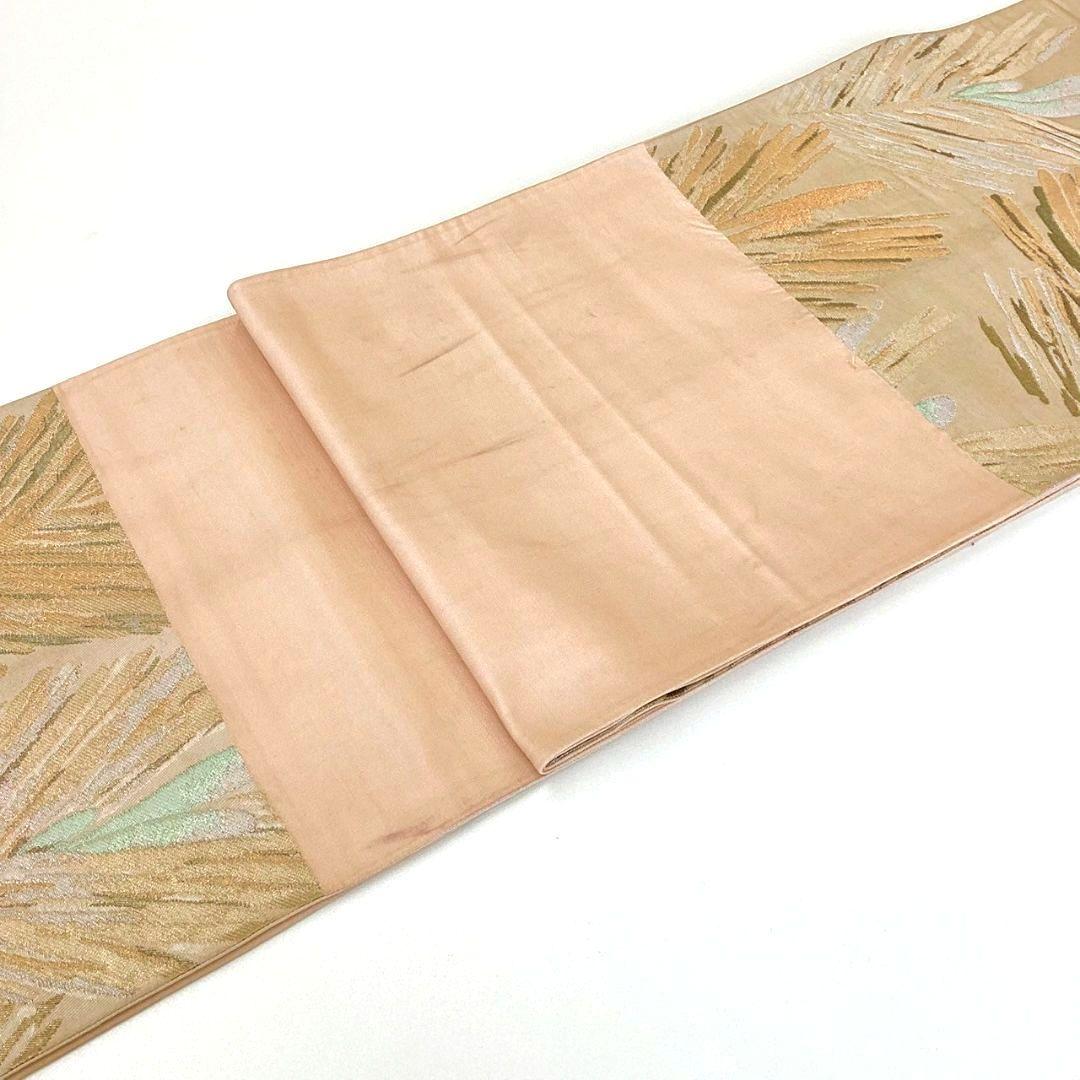 4236# Japanese Vintage Fukuro Obi Belt Kimono Fabric Silk Traditional