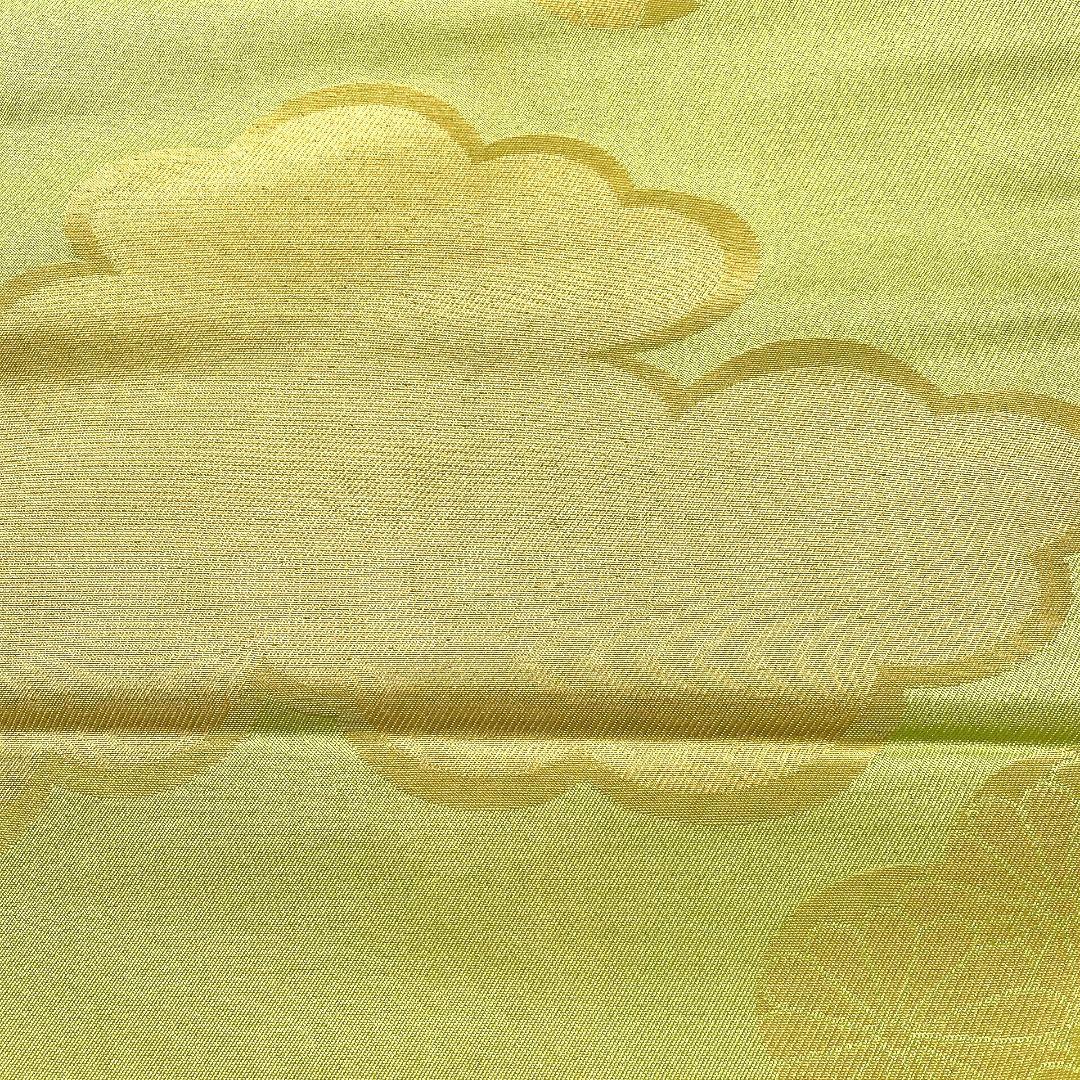 4449# Japanese Vintage Fukuro Obi Belt Kimono Fabric Silk Traditional