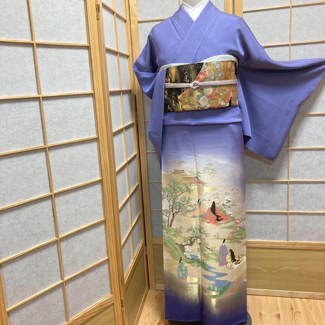 3939# Japanese Tomesode Kimono Vintage Womens Silk Fabric Robe Kimono only sold