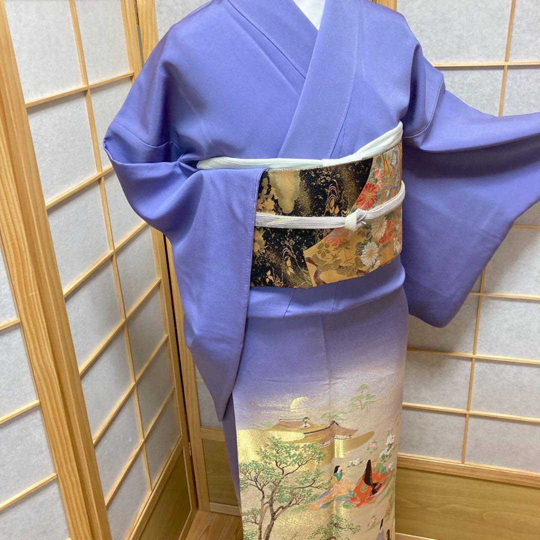 3939# Japanese Tomesode Kimono Vintage Womens Silk Fabric Robe Kimono only sold