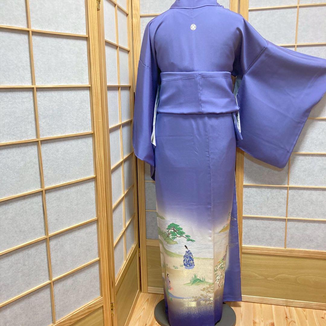 3939# Japanese Tomesode Kimono Vintage Womens Silk Fabric Robe Kimono only sold