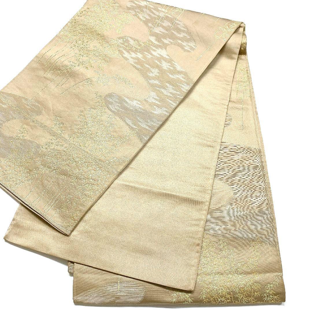 3259# Japanese Vintage Fukuro Obi Belt Kimono Fabric Silk Traditional Untailored