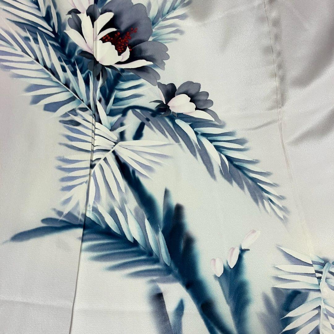 5163# Japanese Kimono Vintage Fabric Pure Silk Robe Women's Traditional