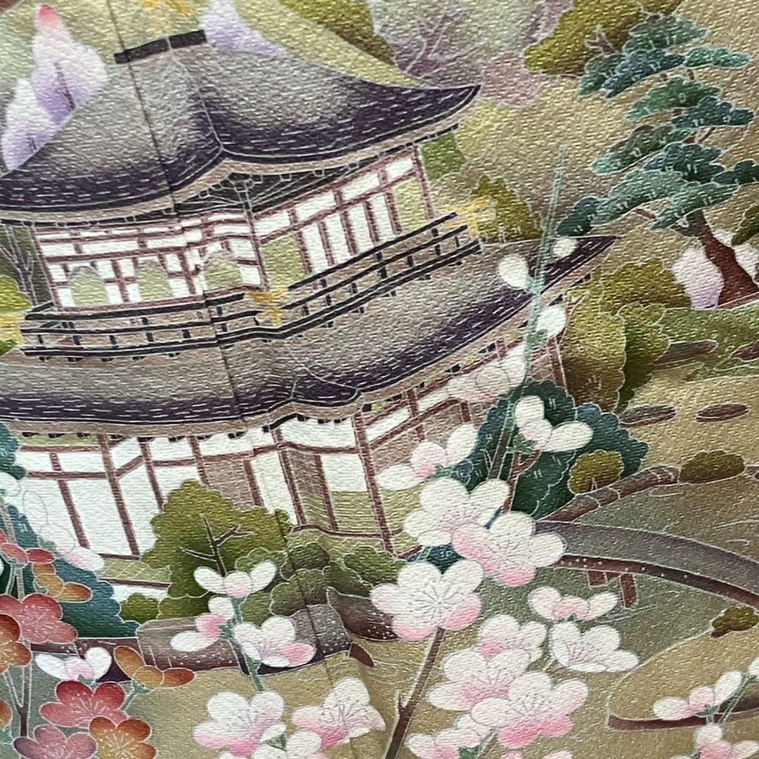 5470# Japanese Kimono Vintage Womens Silk Fabric Robe Kimono only sold