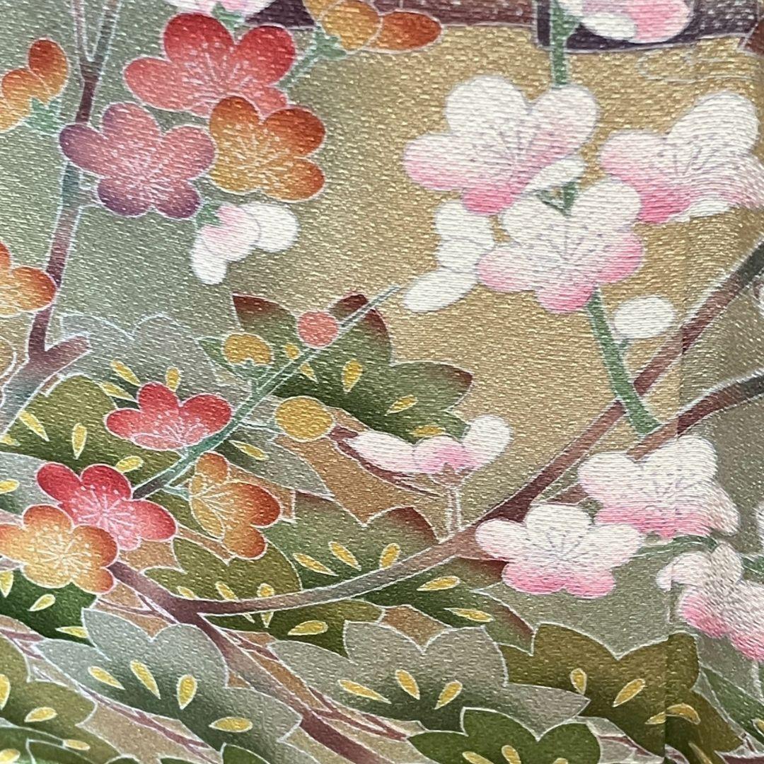 5470# Japanese Kimono Vintage Womens Silk Fabric Robe Kimono only sold