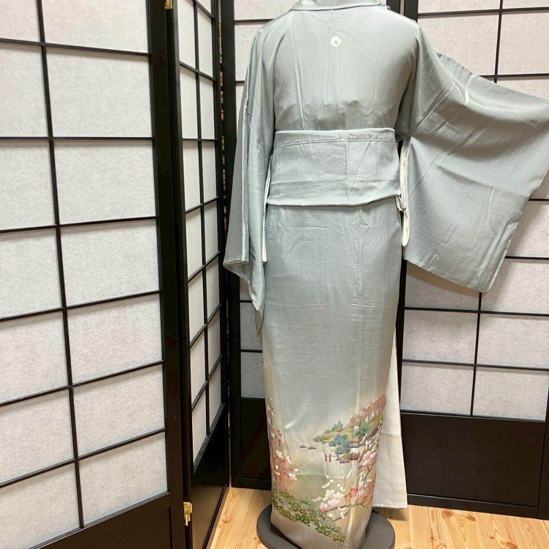 5470# Japanese Kimono Vintage Womens Silk Fabric Robe Kimono only sold