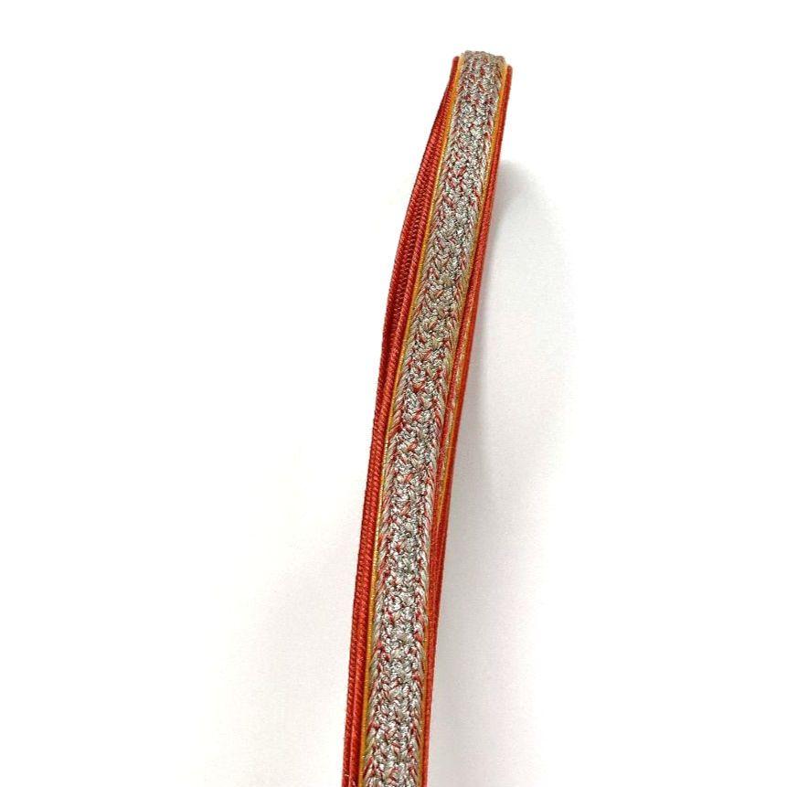 4057# Japanese Kimono Accessory Vintage Obiage and Obijime 2-piece Set Silk