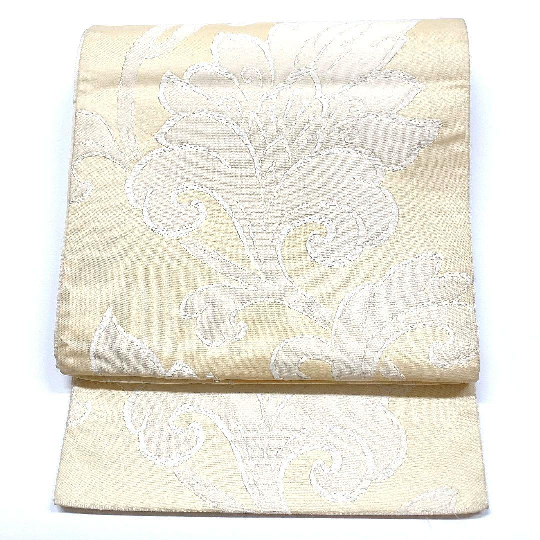 2747# Japanese Vintage Fukuro Obi Belt Kimono Fabric Silk Traditional Untailored