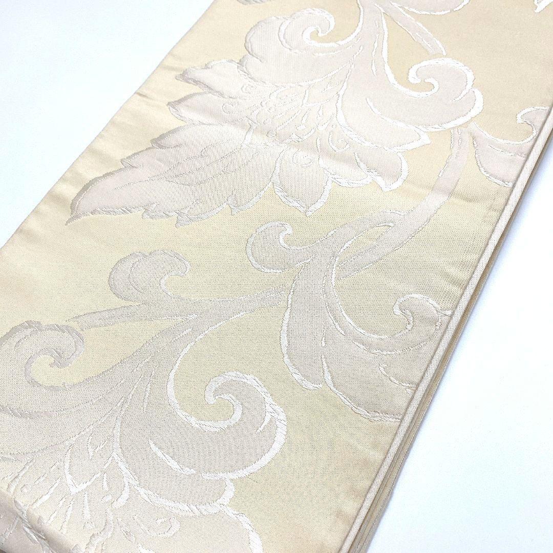 2747# Japanese Vintage Fukuro Obi Belt Kimono Fabric Silk Traditional Untailored