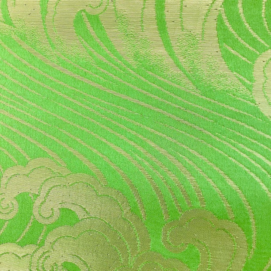4694# Japanese Vintage Fukuro Obi Belt Kimono Fabric Silk Traditional Untailored