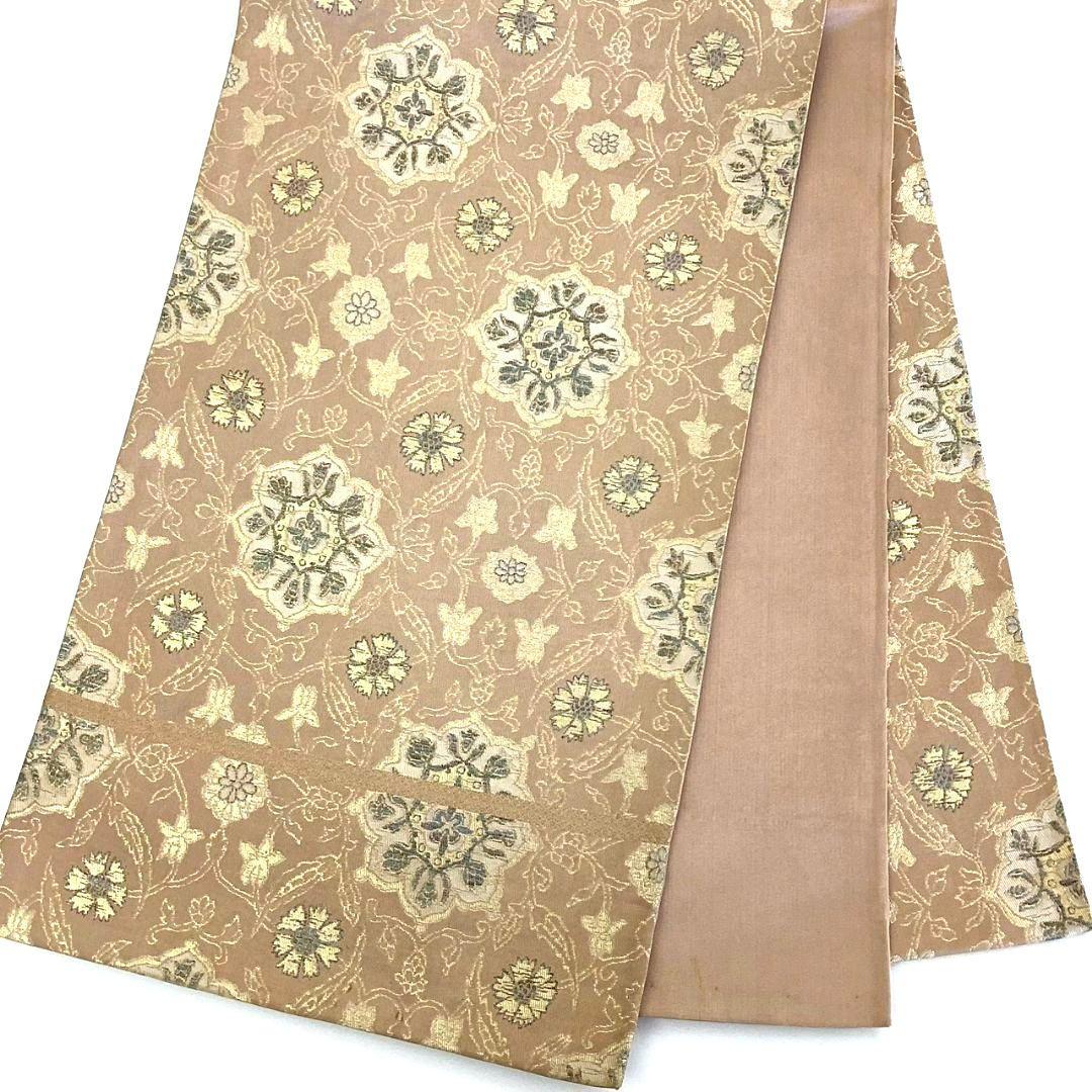 3568# Japanese Vintage Fukuro Obi Belt Kimono Fabric Silk Traditional