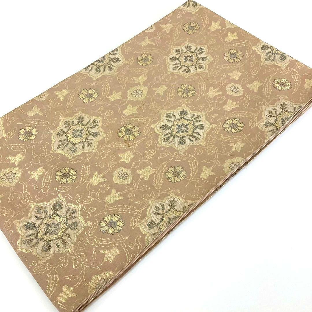 3568# Japanese Vintage Fukuro Obi Belt Kimono Fabric Silk Traditional