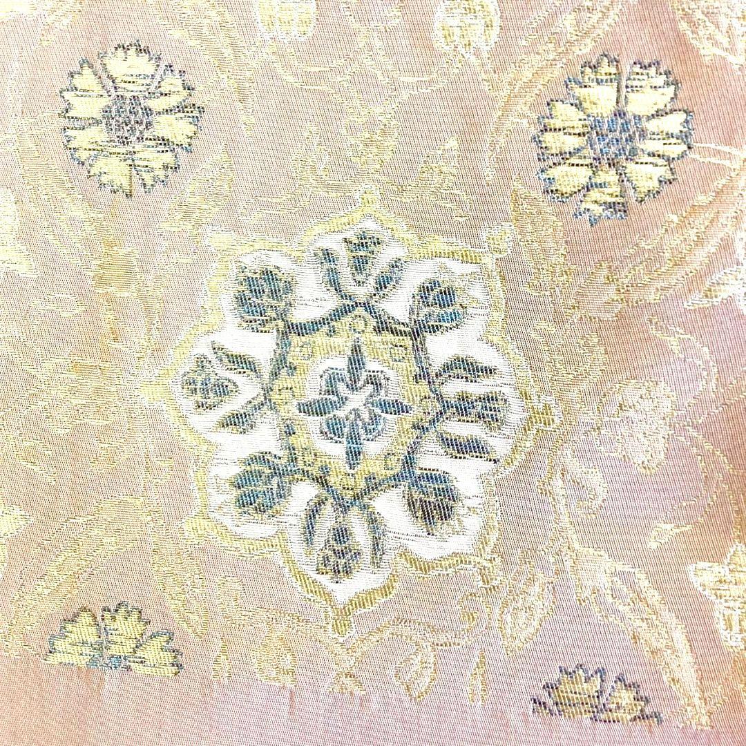3568# Japanese Vintage Fukuro Obi Belt Kimono Fabric Silk Traditional