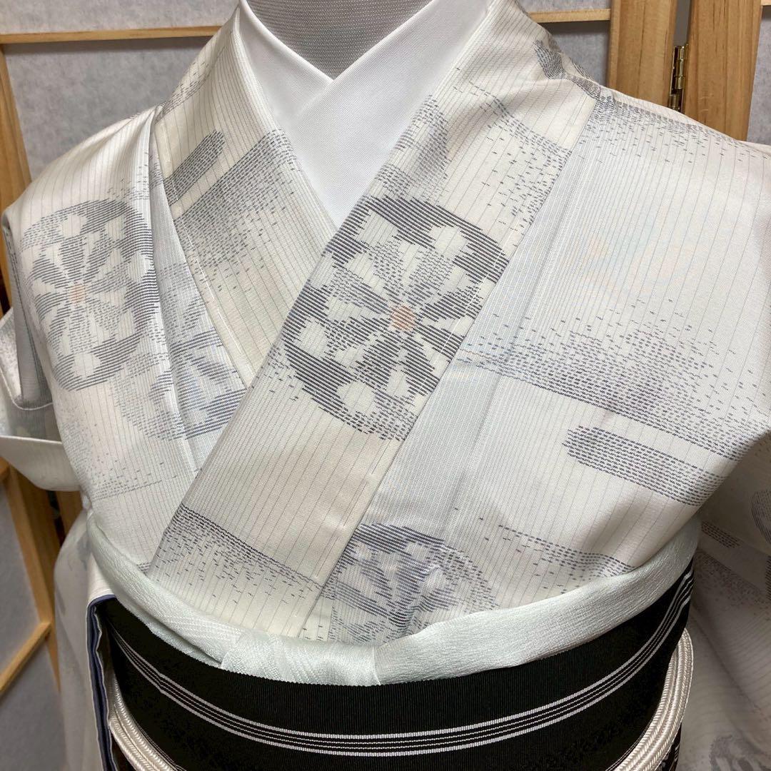 3932# Japanese Kimono Vintage Womens Silk Pongee Fabric Robe Kimono only sold