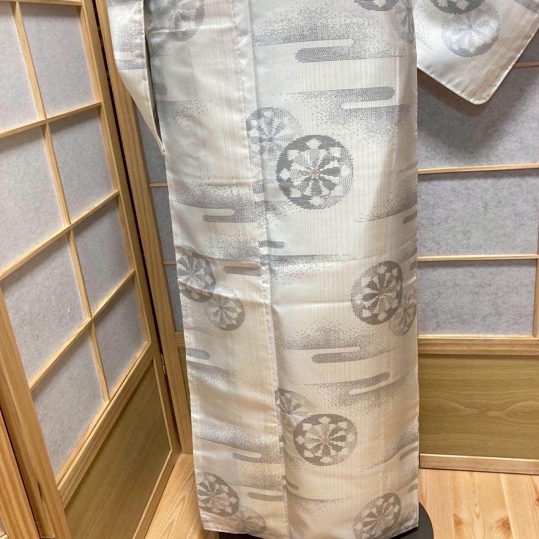 3932# Japanese Kimono Vintage Womens Silk Pongee Fabric Robe Kimono only sold