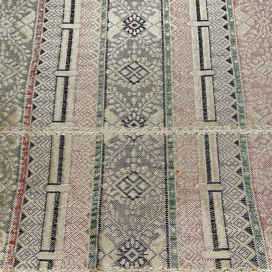 3309# Japanese Vintage Fukuro Obi Belt Kimono Fabric Silk Traditional Untailored