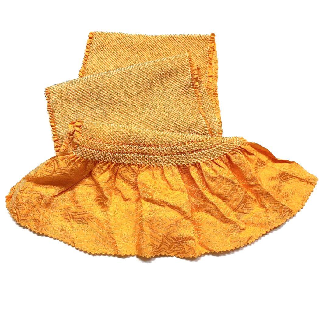 4178# Japanese Kimono Accessory Obiage and Obijime 2-piece Set Silk Shibori