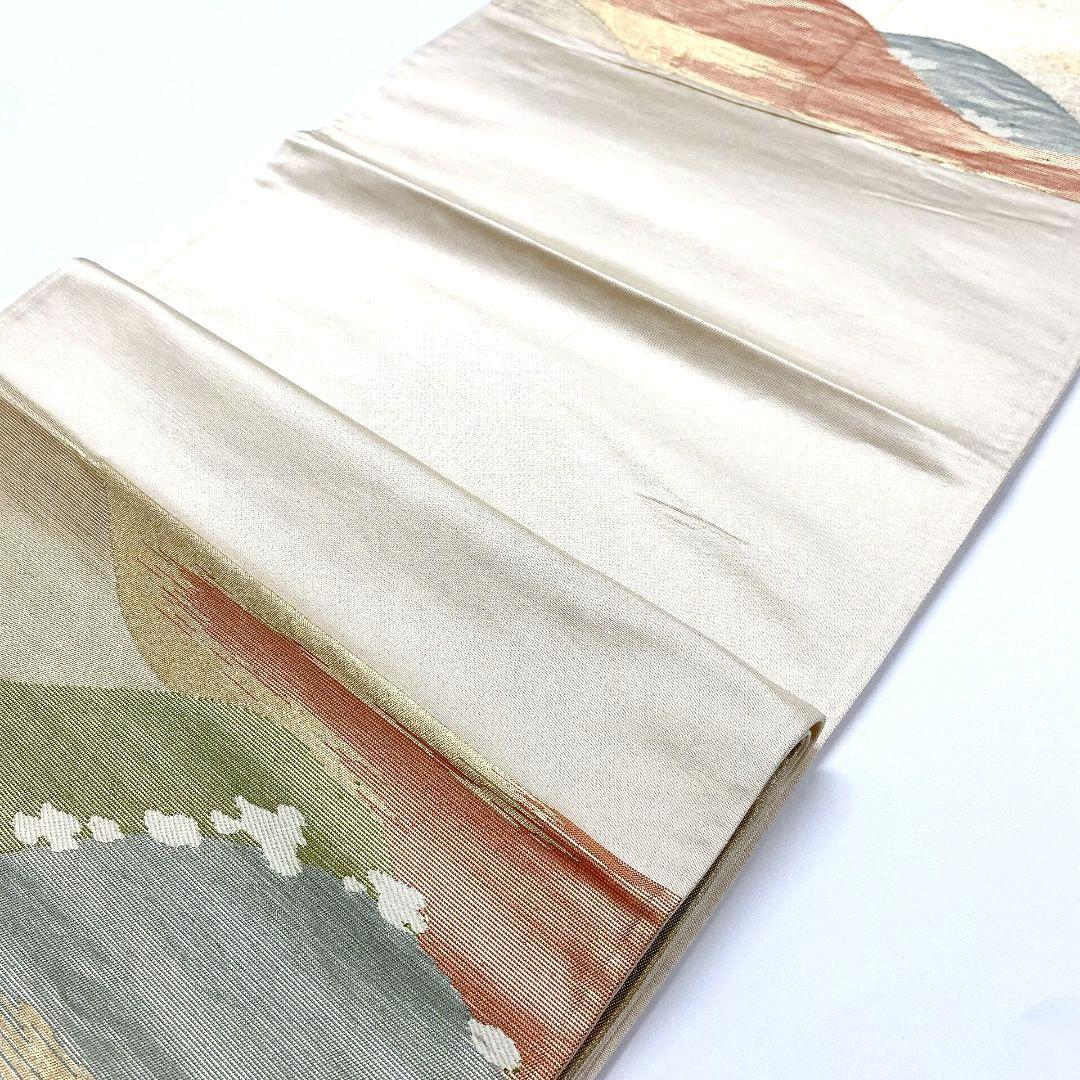 4170# Japanese Vintage Fukuro Obi Belt Kimono Fabric Silk Traditional Untailored