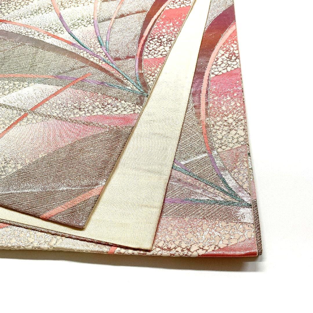 5073# Japanese Vintage Fukuro Obi Belt Kimono Fabric Silk Traditional
