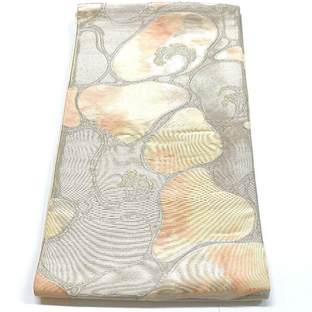 3838# Japanese Vintage Fukuro Obi Belt Kimono Fabric Silk Traditional