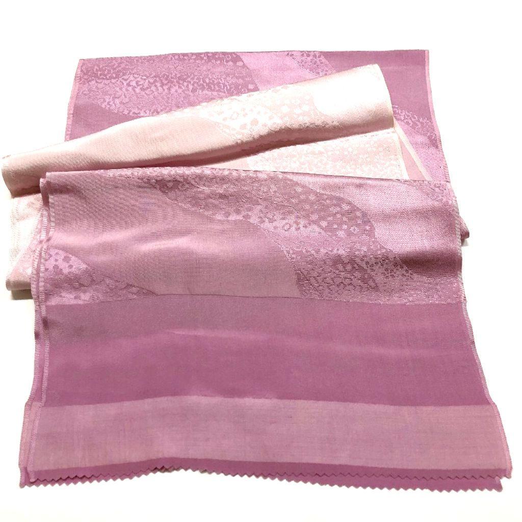 4591# Japanese Kimono Accessory Vintage Obiage and Obijime 2-piece Set Silk