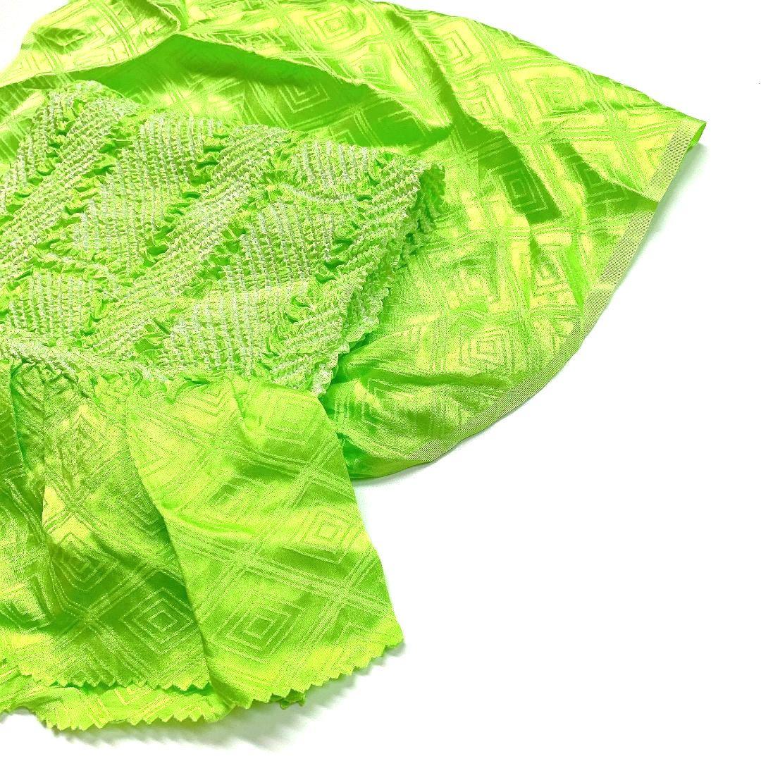 3861# Japanese Kimono Accessory Obiage and Obijime 2-piece Set Silk Shibori