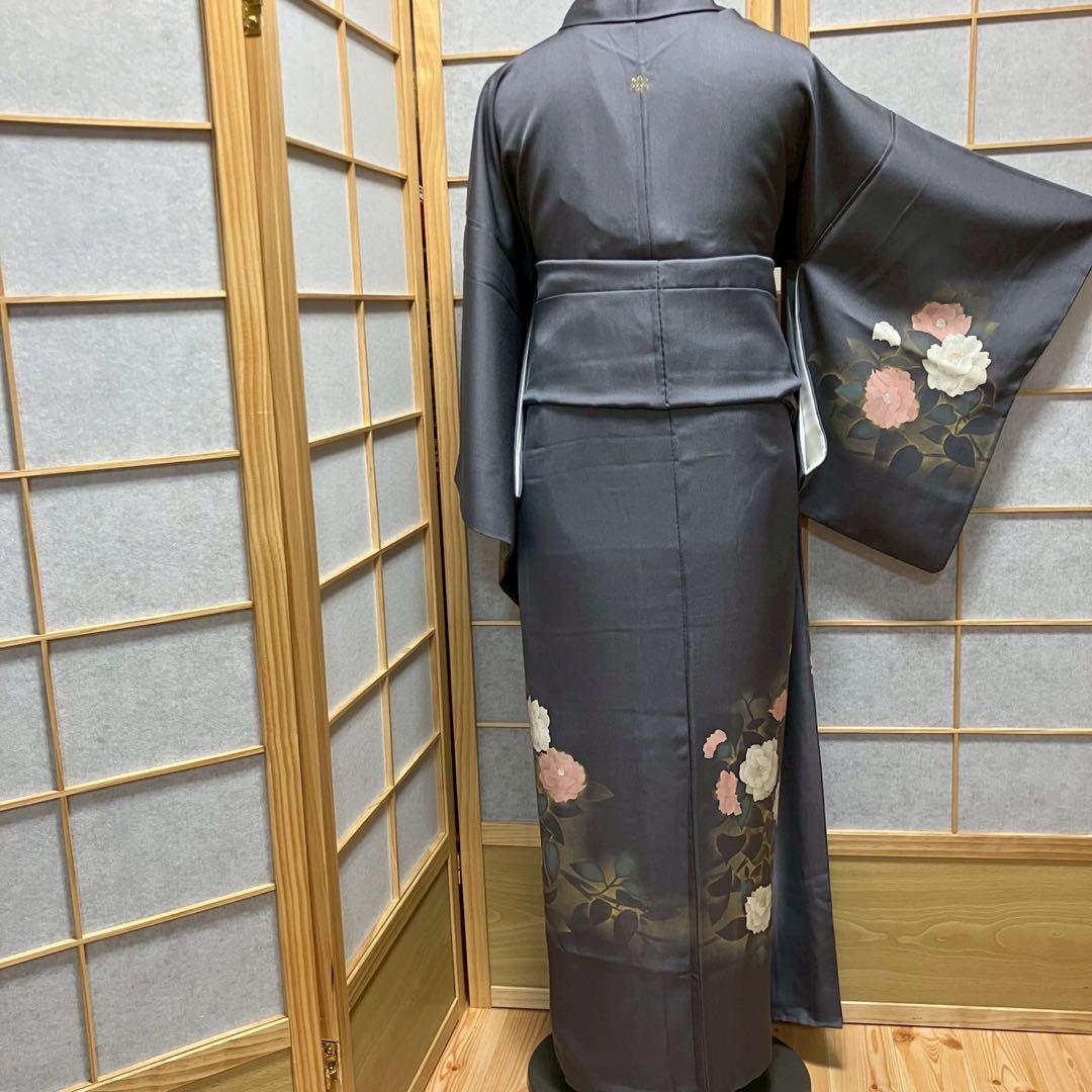 4420# Japanese Kimono Vintage Womens Silk Fabric Robe Kimono only sold