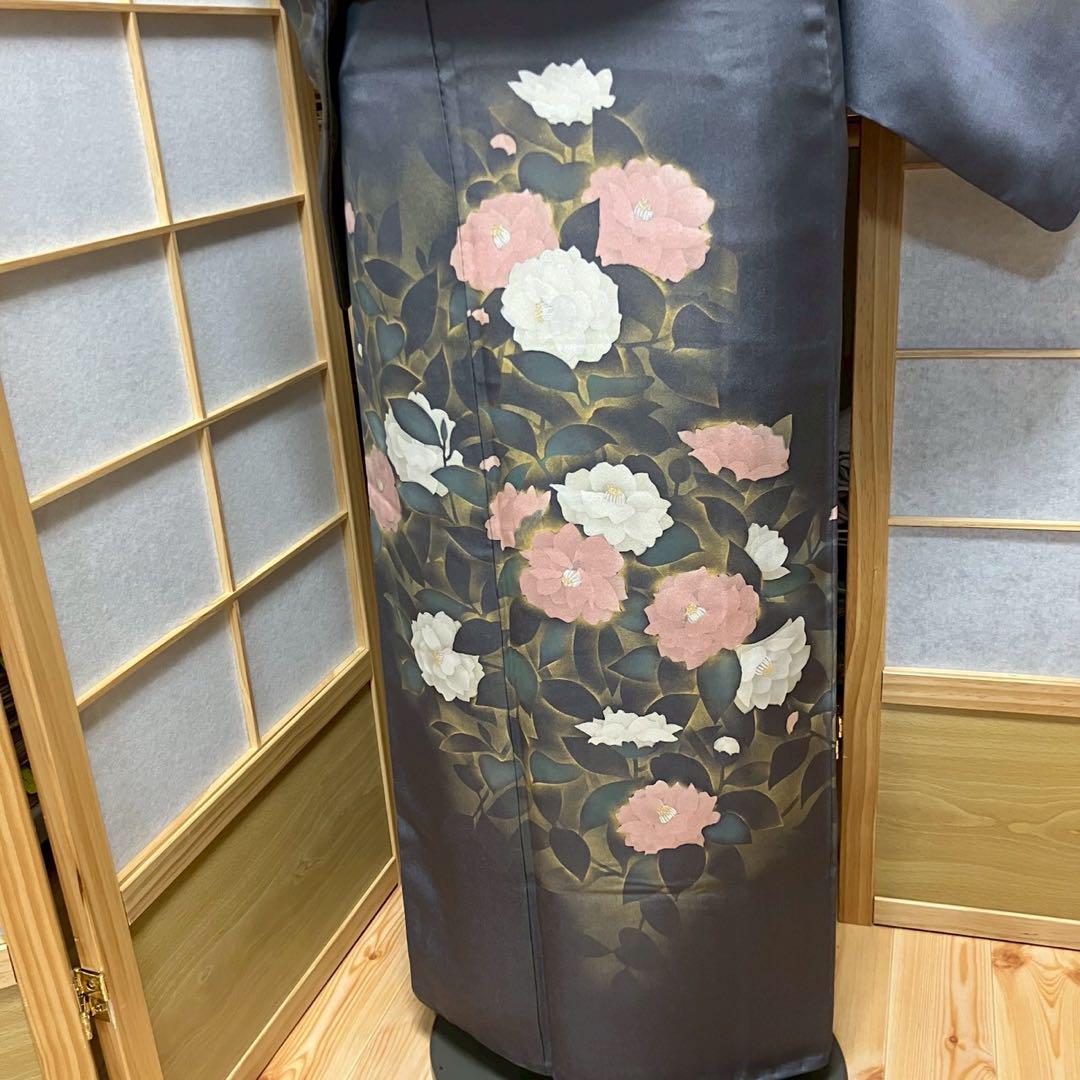 4420# Japanese Kimono Vintage Womens Silk Fabric Robe Kimono only sold