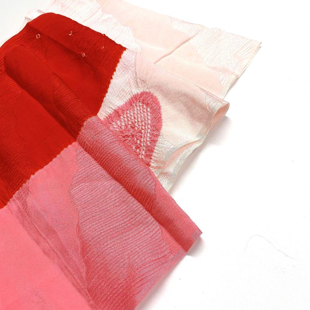 3882# Japanese Kimono Accessory Obiage and Obijime 2-piece Set Silk Shibori
