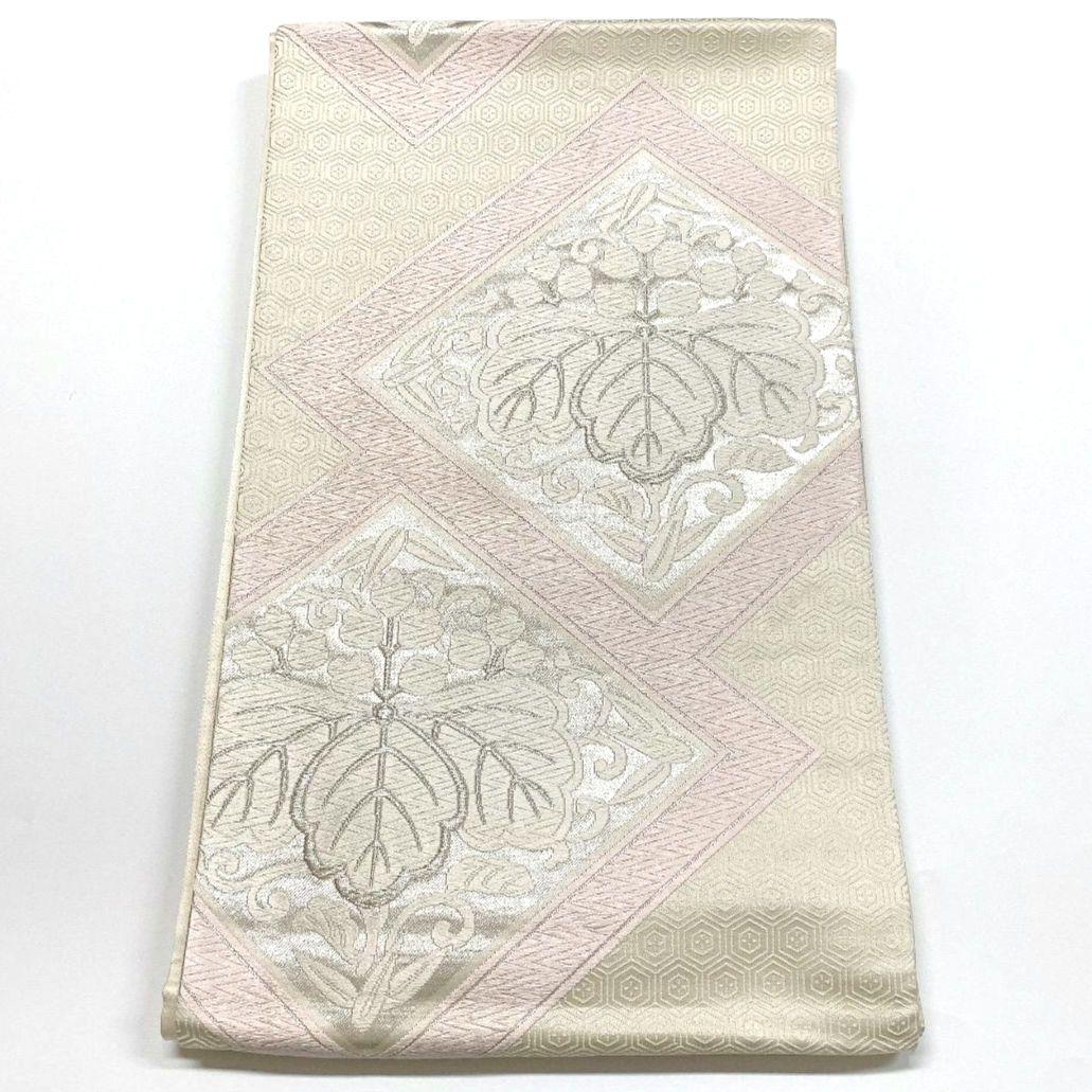 4116# Japanese Vintage Fukuro Obi Belt Kimono Fabric Silk Traditional