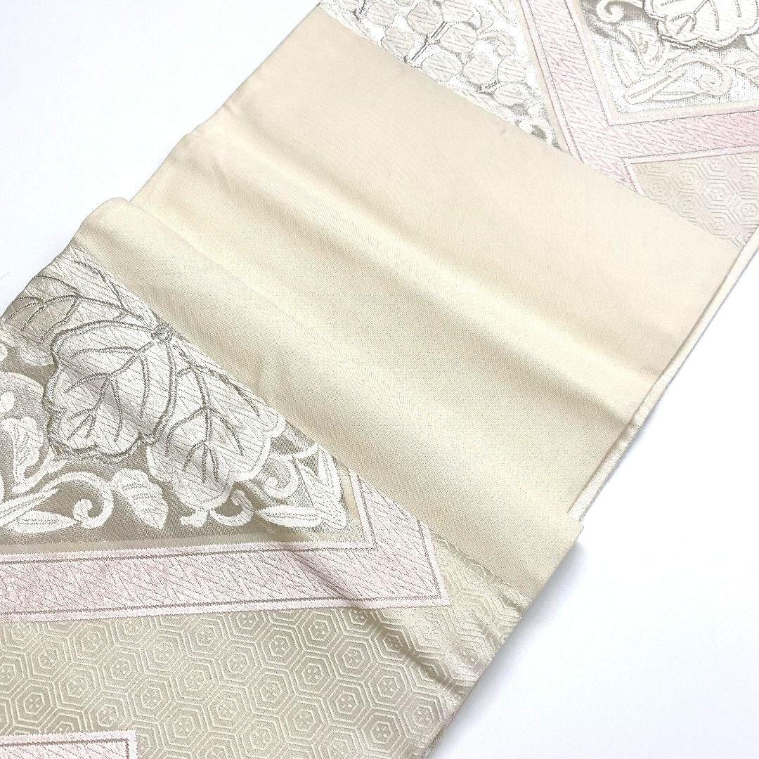 4116# Japanese Vintage Fukuro Obi Belt Kimono Fabric Silk Traditional