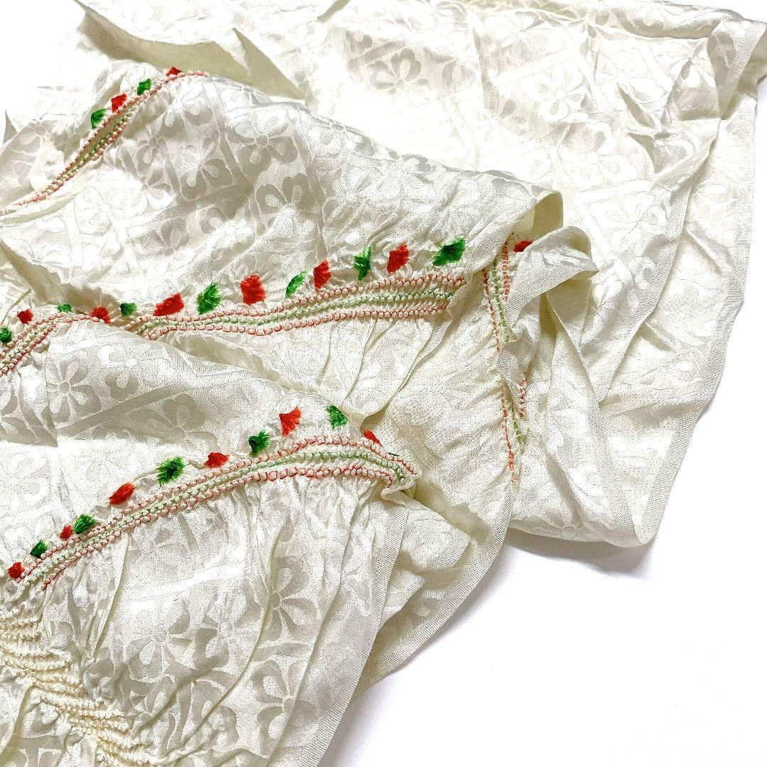 3858# Japanese Kimono Accessory Obiage and Obijime 2-piece Set Silk Shibori