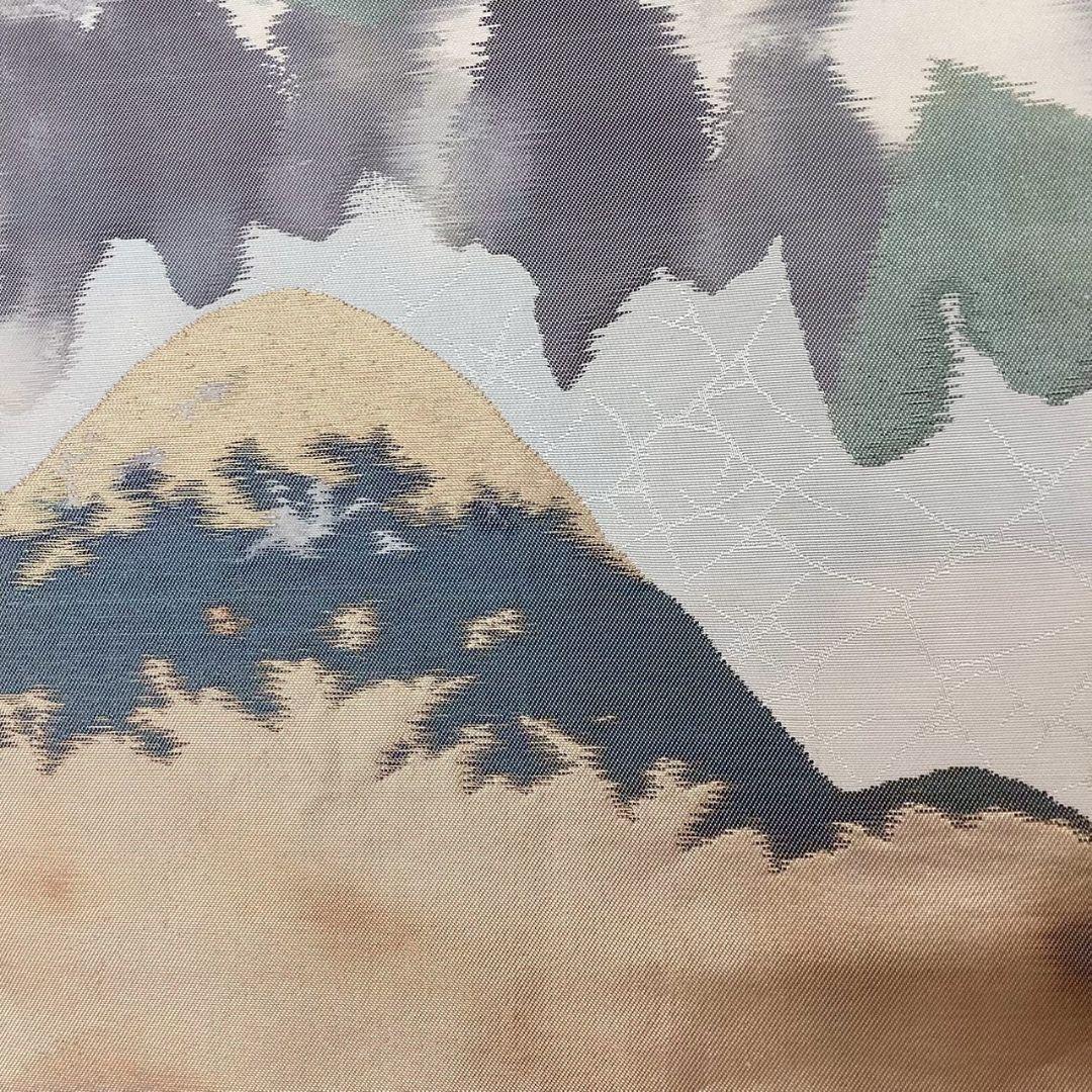 4707# Japanese Vintage Fukuro Obi Belt Kimono Fabric Silk Traditional