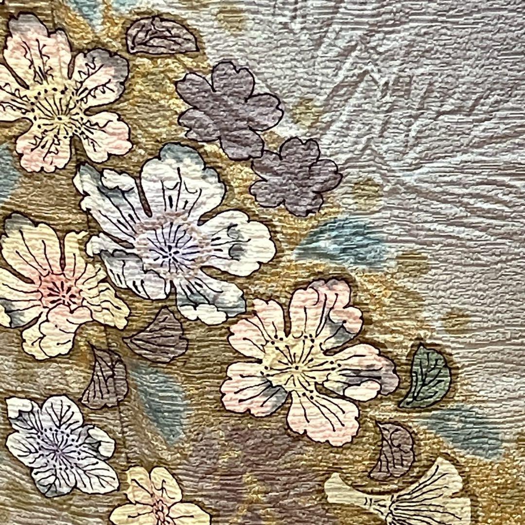 5447# Japanese Kimono Vintage Womens Silk Fabric Robe Kimono only sold